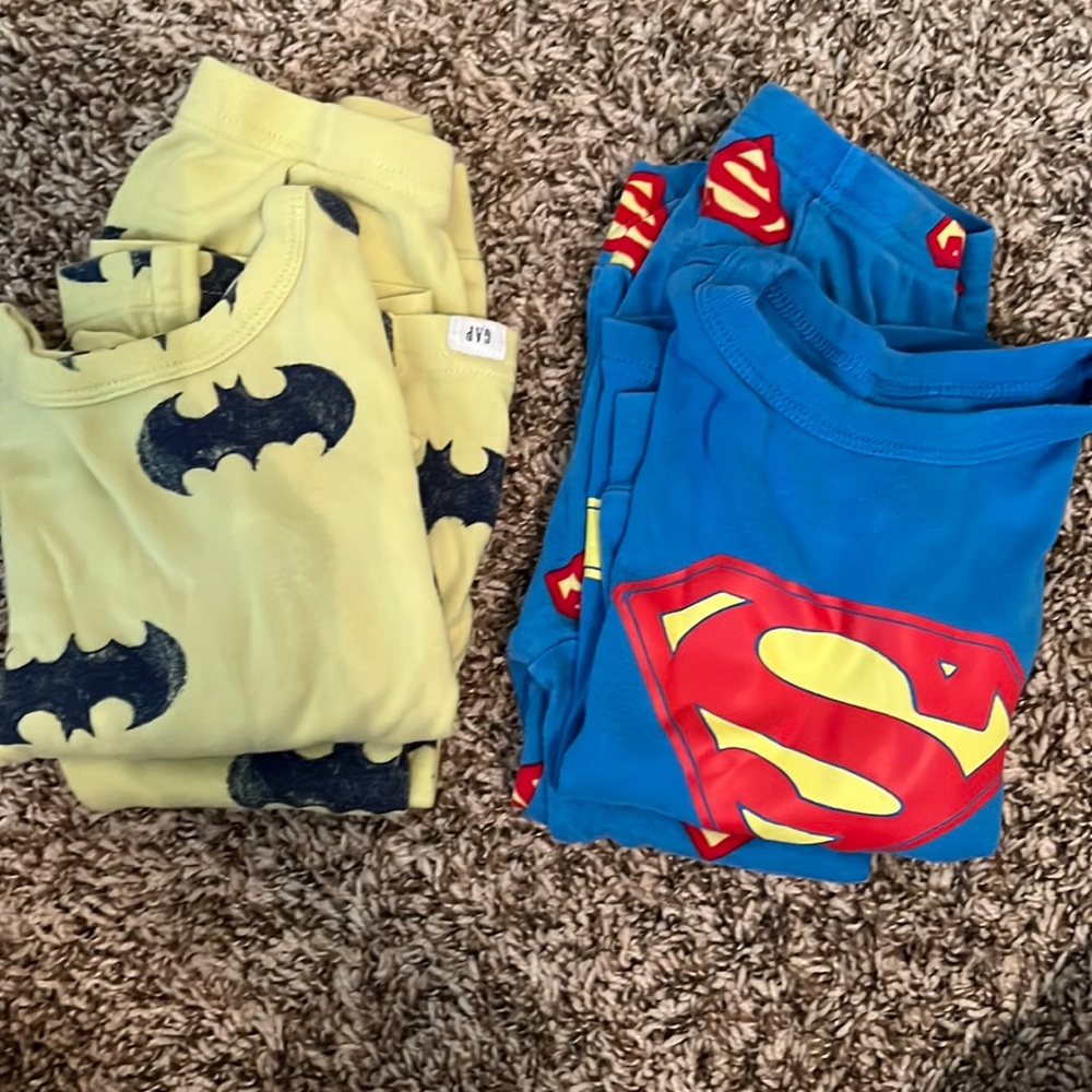 Toddler boy super hero pajamas